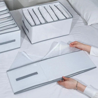 8-Grid Jeans Compartment Storage Box