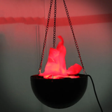 Flammen Lampe Hanging Chain Fireplace Decor Piece