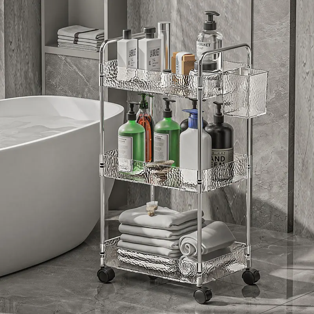 3-Tier Storage Rack With Wheels