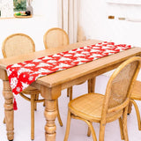 Christmas Knitted Fabric Tablecloth Runner