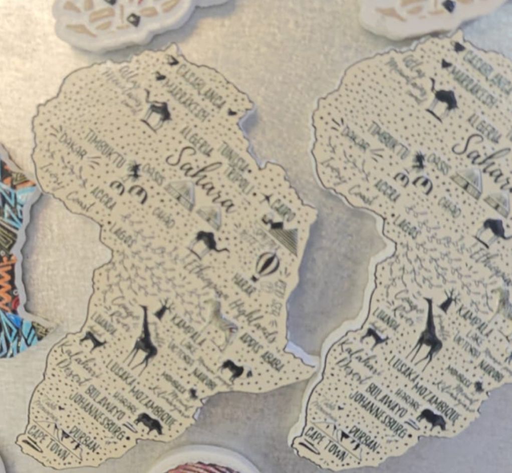 Africa Heritage Magnet Fridge Décor Cultural Souvenir