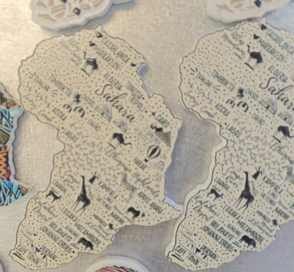 Africa Heritage Magnet Fridge Décor Cultural Souvenir