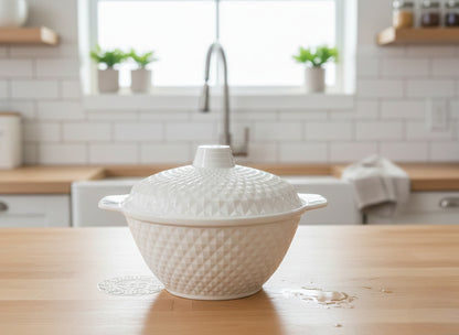Melamine Serving Bowl With Lid