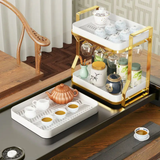 2-Tier Drying Rack With Drip Tray
