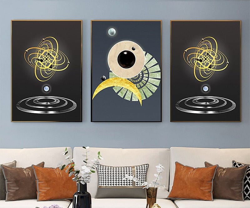3Pc Wooden Wall Hangings