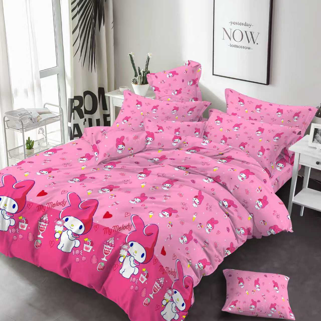 Cartoon Themed Kids Bedsheets Set