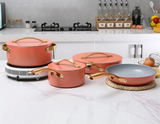 8Pcs Ceramic Cookware Set