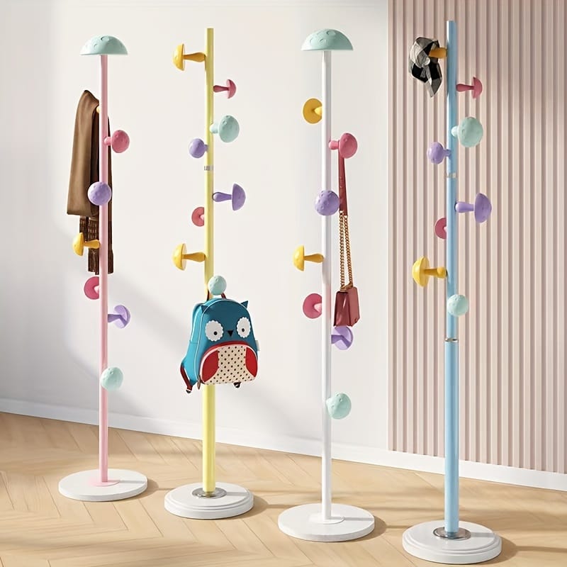 Heavy Deluxe 8-Screws Stud Coloured Coat Hanger