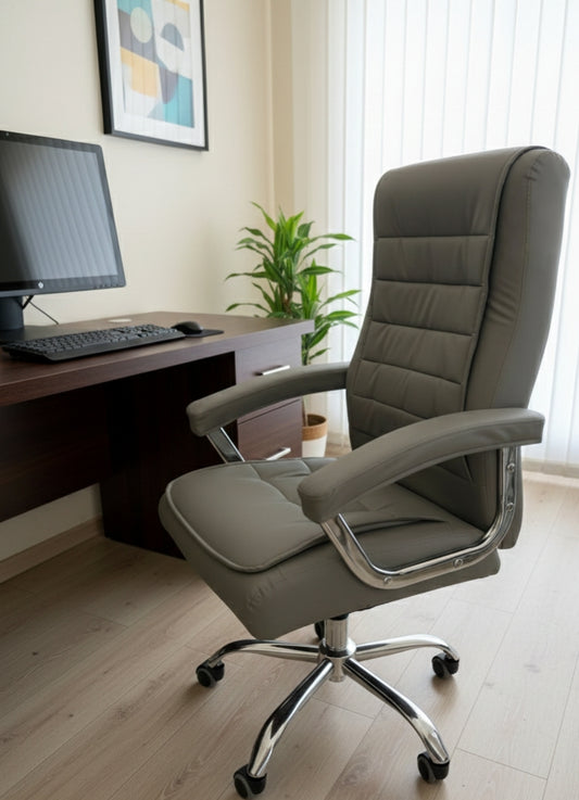 Plush ergonomic executive office chair designed for ultimate comfort.