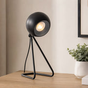 Modern minimalist spotlight table lamp for bedside, desk, and reading area lighting