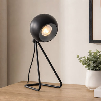 Modern minimalist spotlight table lamp for bedside, desk, and reading area lighting