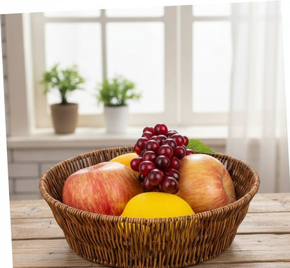 Aesthetic multifunctional home storage basket for décor and organization.