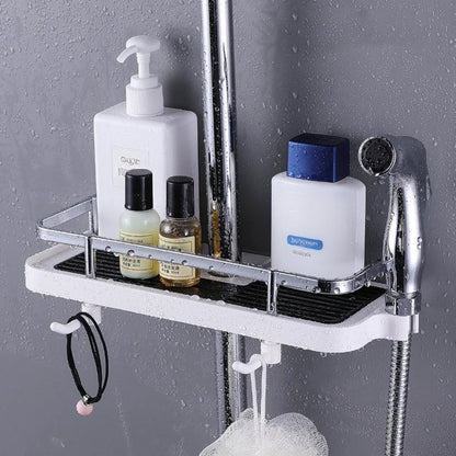 Shower Rod Storage Tray