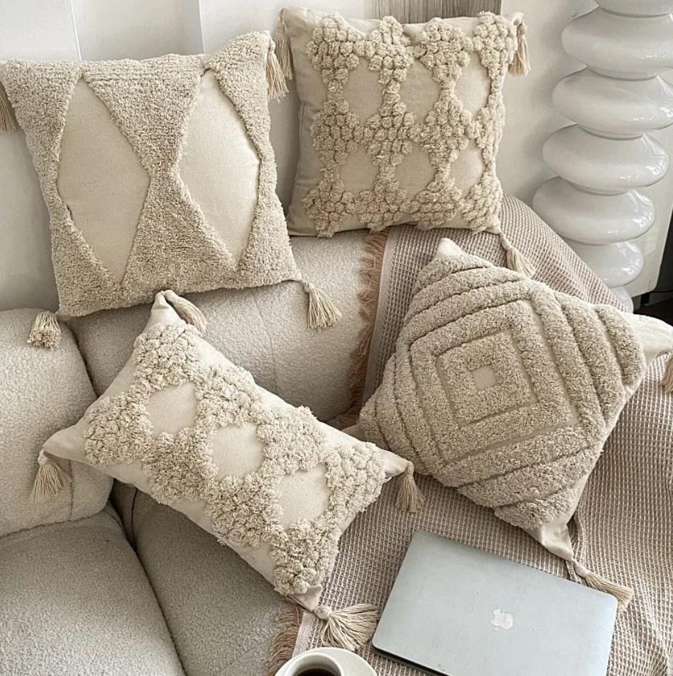 4pcs Set Throw Pillow Cases