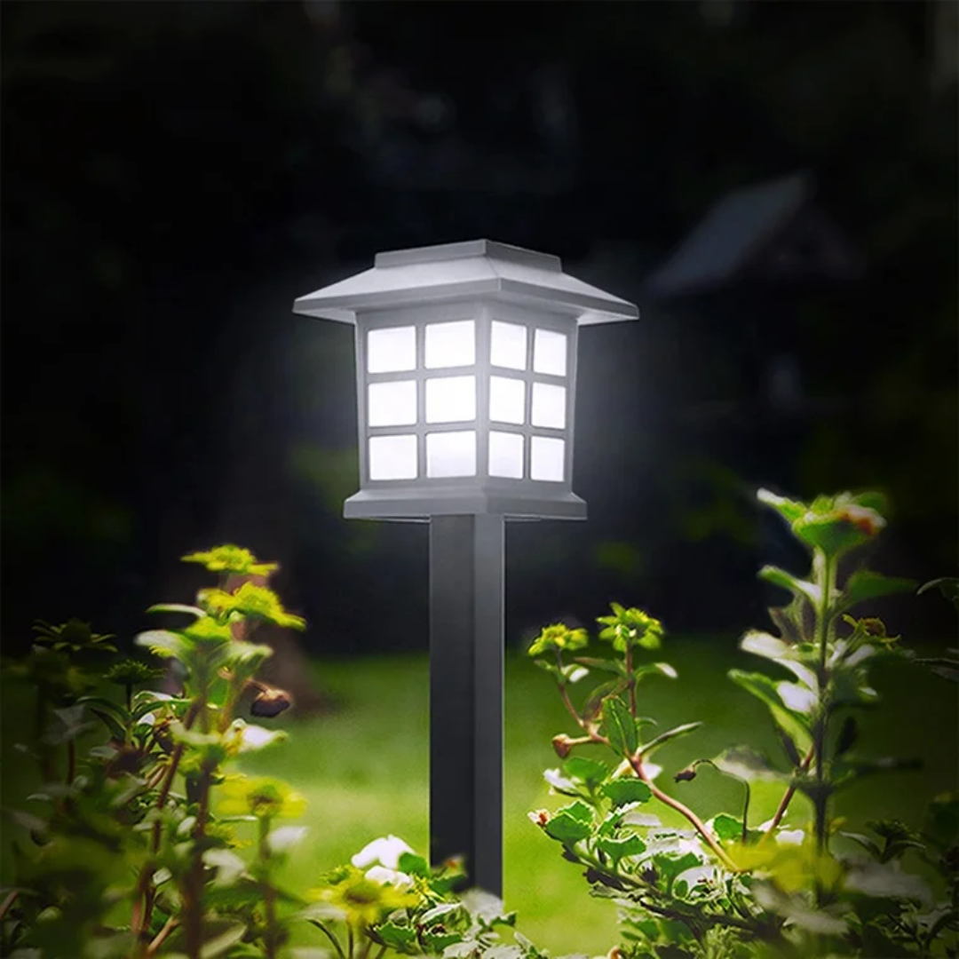 6Pcs Waterproof Outdoor Solar Garden Lights