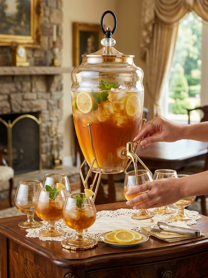 3.5 L Glass Juice Dispenser