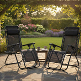 2In1 Zero Gravity Recliner Folding Chair Bed