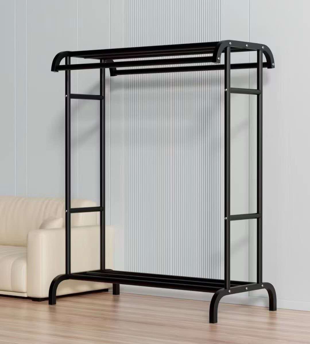 Clothes Drying Rack with Storage Shelves
