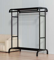 Clothes Drying Rack with Storage Shelves