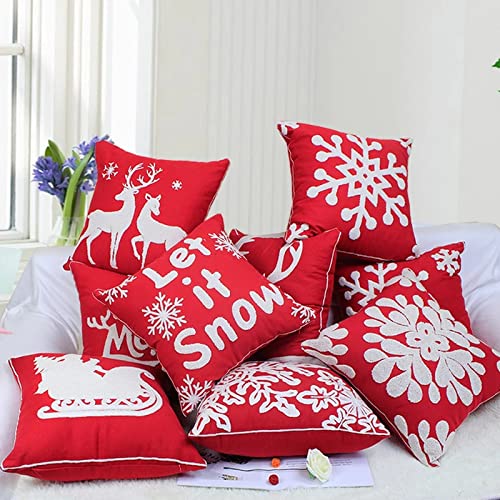 Christmas Decorative Cotton Pillow Cover 45 × 45cm