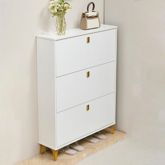 Modern bucket flip shoe cabinet measuring 80cm by 120cm by 24cm