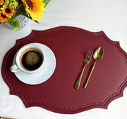 Nordic Leather Anti-slip Table Mats