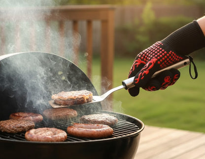 Barbecue Fireproof Gloves-Pair