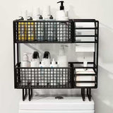 Double Layer Over-The-Toilet Rack / Bathroom Shelf