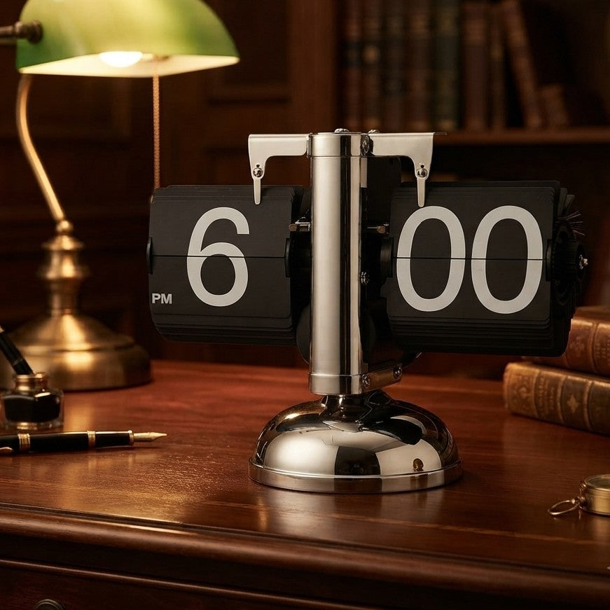 Retro Digital Flip Down Desk Clock
