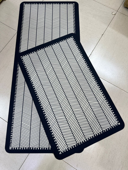 2-Piece Rubber Kitchen Mats Set