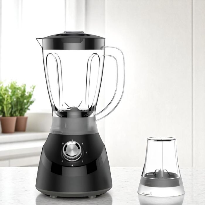 Ramtons  1.5L Blender with Mill, 600W  5-Speed Control –RM/764
