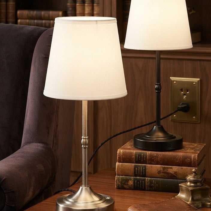 Rechargeable Cordless Vintage Metal LED Table Lamp