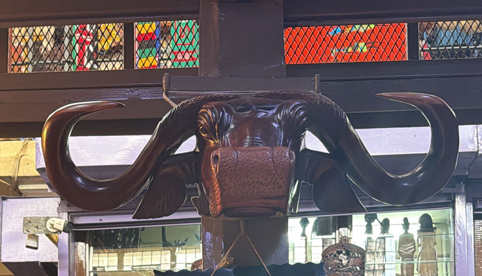 Brown Buffalo Head Wall Décor