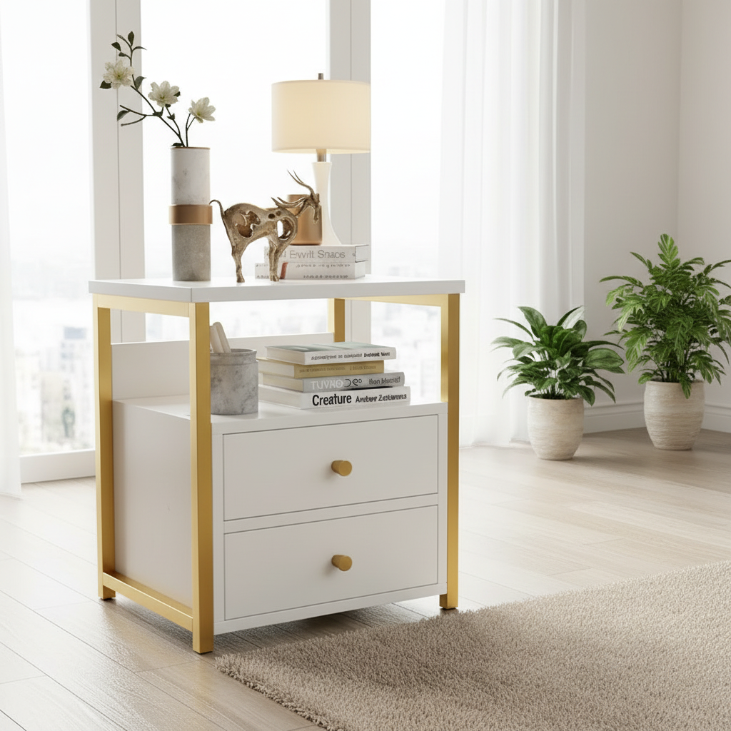 Single Drawer Bedside Cabinet