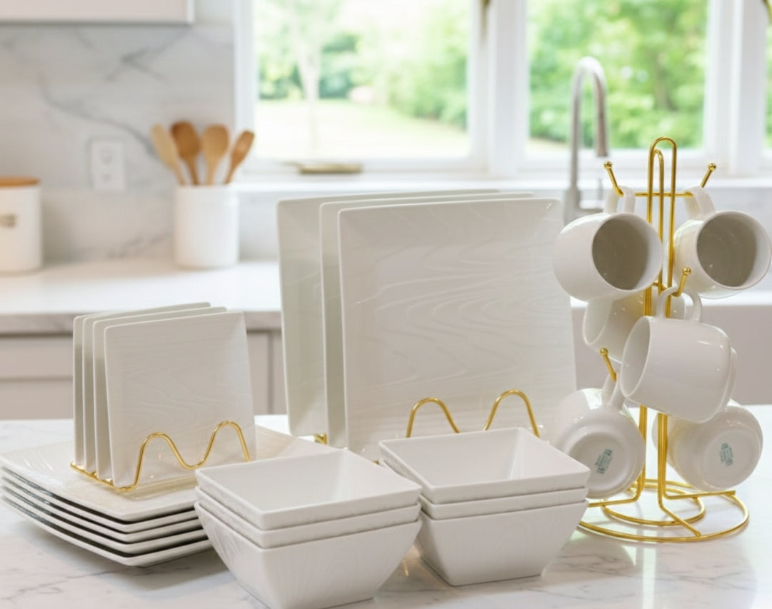 24-Piece Square Dinner Set
