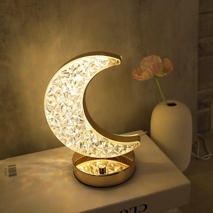 Star moon table lamp