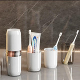 Travel toothbrush holder
