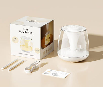 3L Humidifier With Free 12pcs Essential Oils