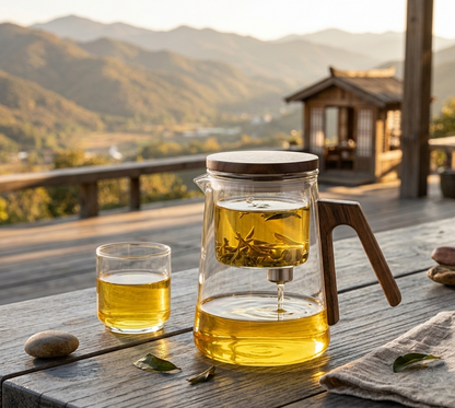 Glass Tea Set With Infuser Teapot