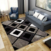 Large 3D carpet rug with modern textured design size 7x10