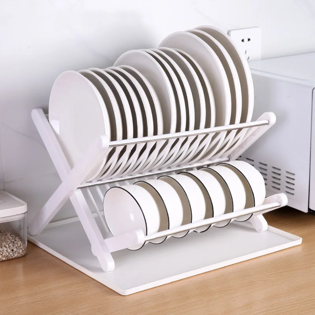 X Folding Drain Rack