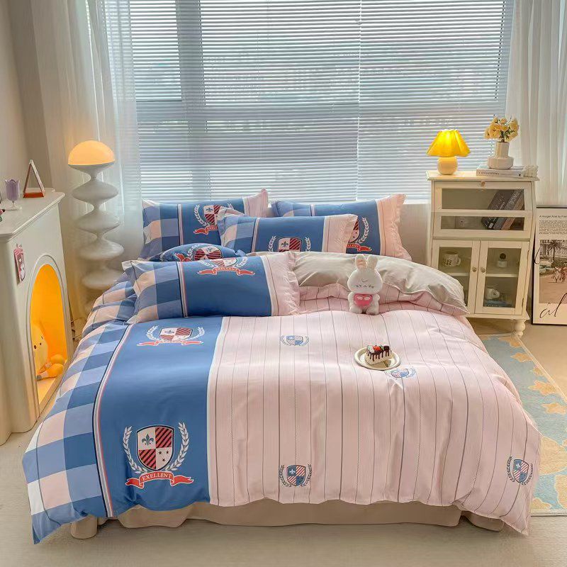 Cotton Printed Duvet Cover Set – 5×6 ft
