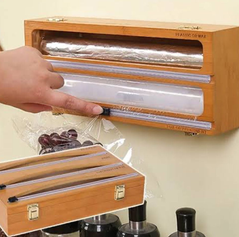 Wooden Aluminum Foil Wrap Dispenser