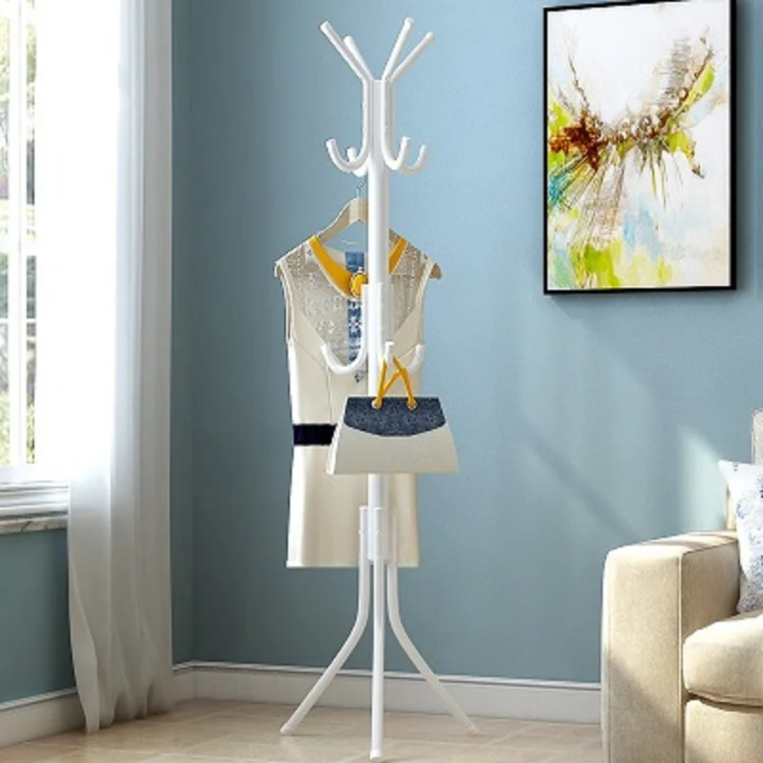 12-Hook Multipurpose Coat & Bag Hanger