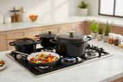 Enamel Cast Iron Cooking Pots Set