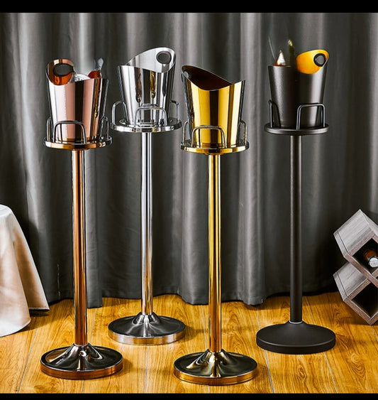 Moose head ice bucket stand with 5L capacity for wine, champagne, or beer