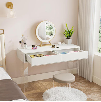 Entryway Console And Dressing Table With 2 Drawers