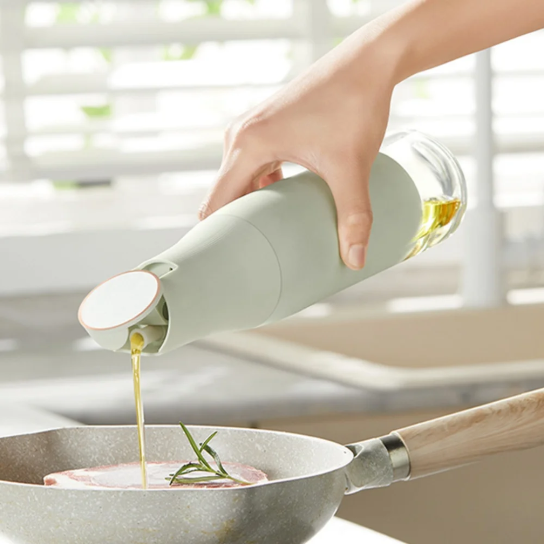 Glass Oil Dispenser Bottle