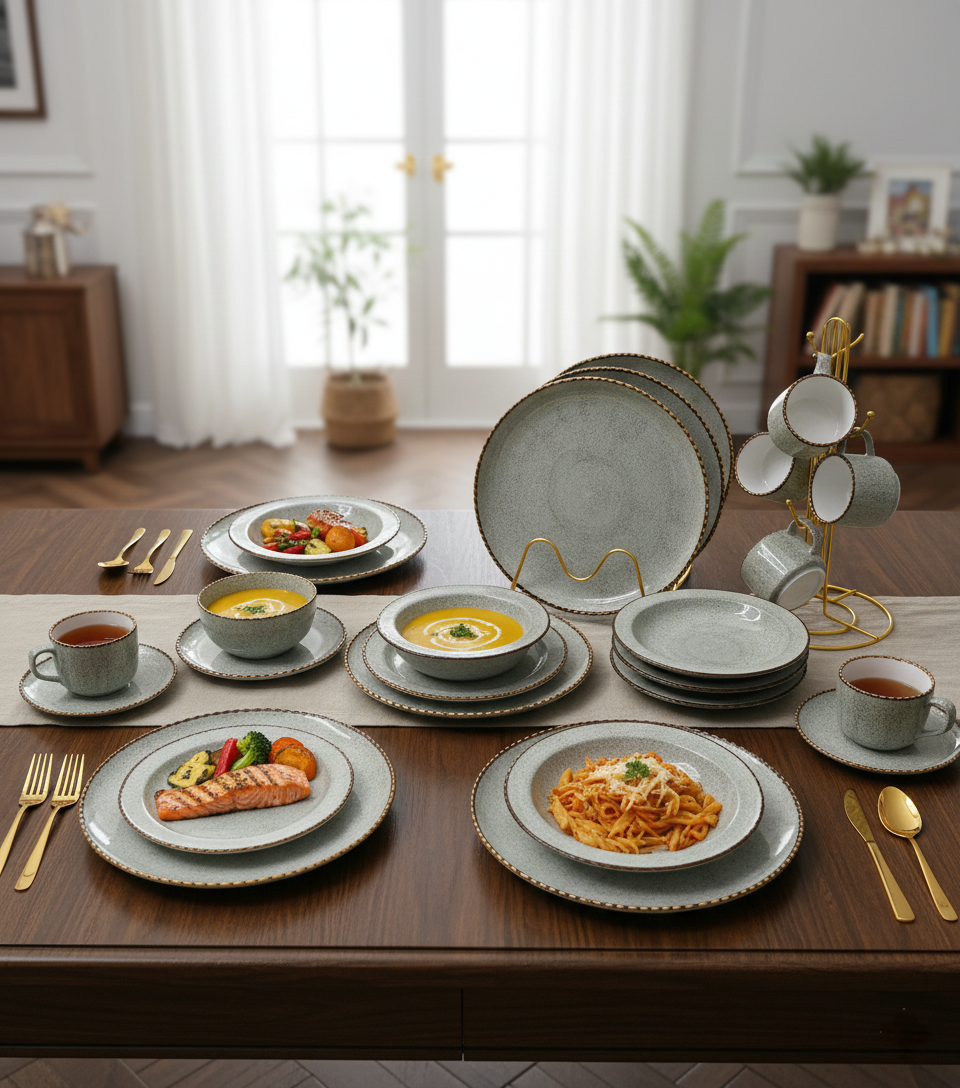36Pcs Porcelain Dinner Set