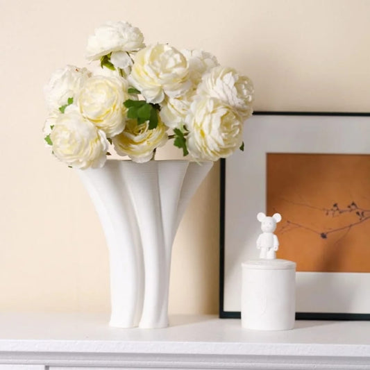 Elegant ceramic vase for tabletop home décor.
